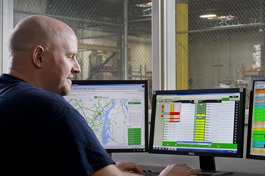 Dispatcher working loads on multiple screens